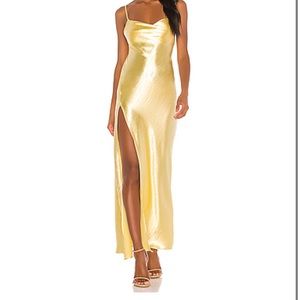 Yellow revolver dress